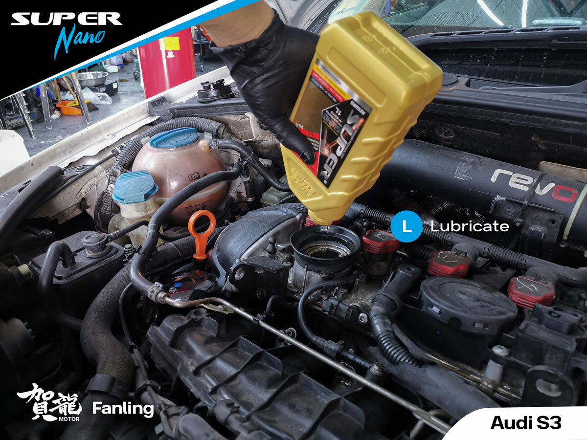 Audi S3 Professional Oil Service Package – Lubricate, Restore & Protect engine + Car Disinfection
