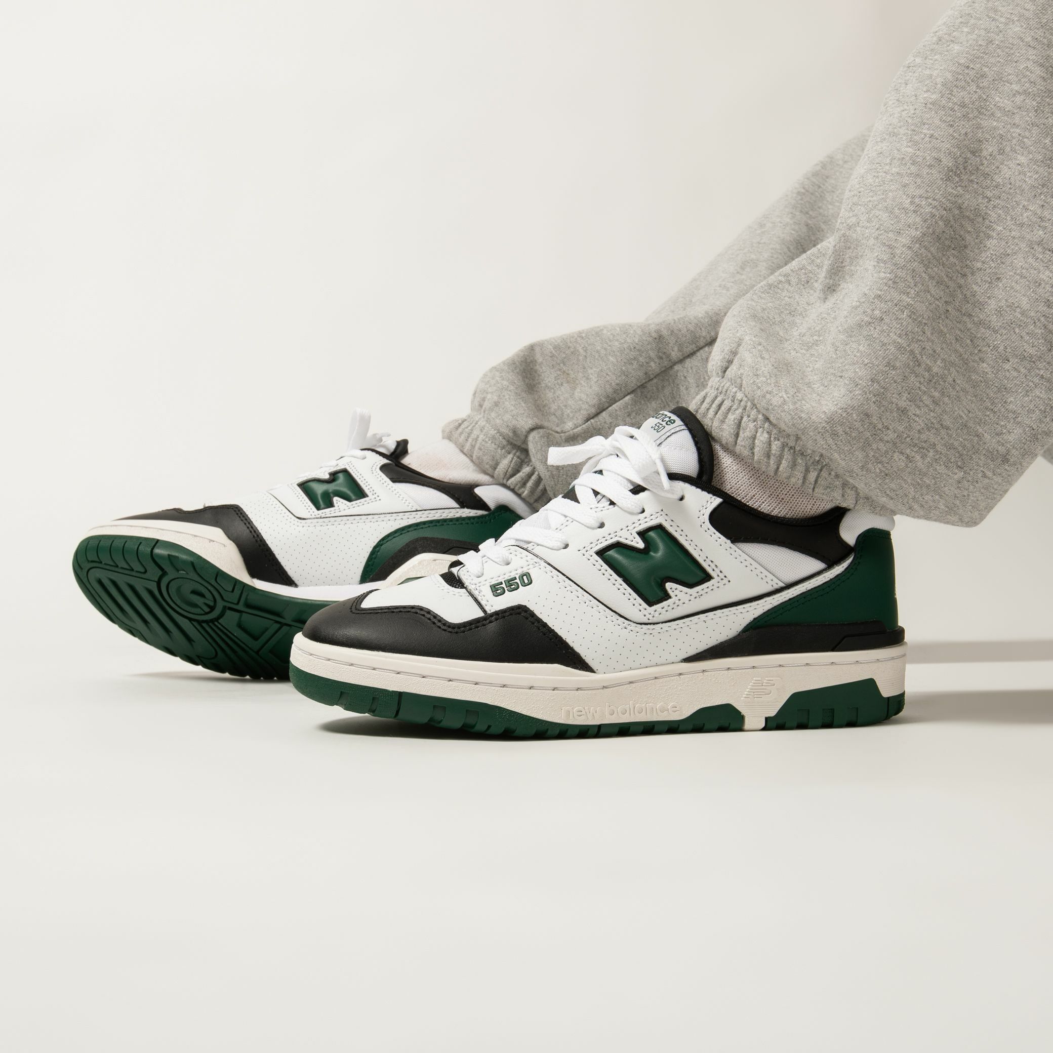 new balance 550 白綠復古BB550LE1