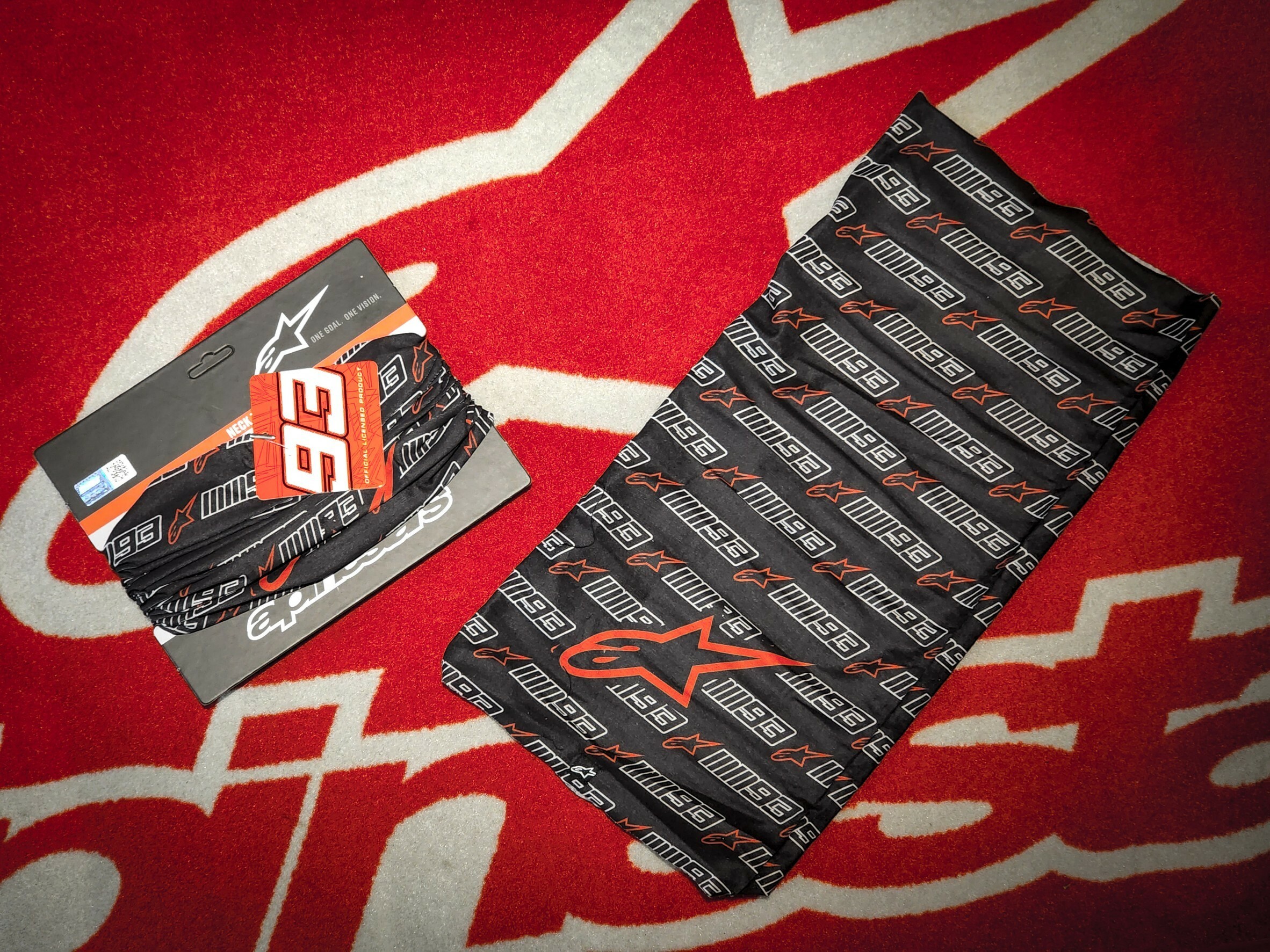 Alpinestars MM93 Neck Tube 2022 頭巾 黑白紅
