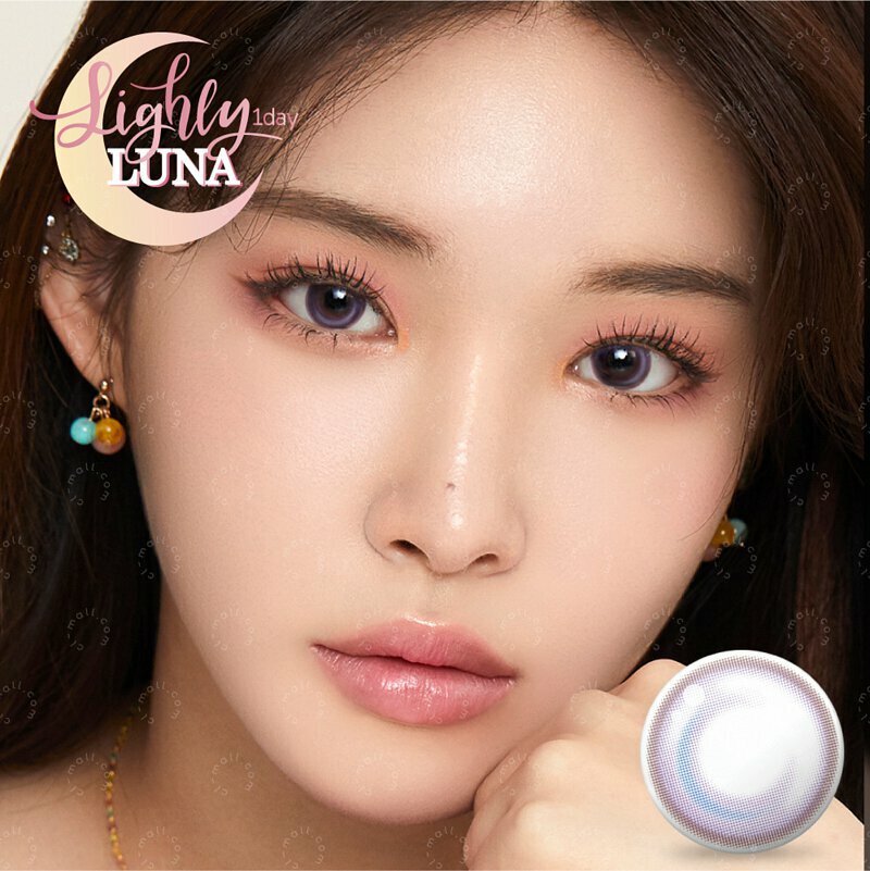[預訂]Lenstown Lighly LUNA 每日拋棄彩妝隱形眼鏡｜每盒20片 ( Violet )
