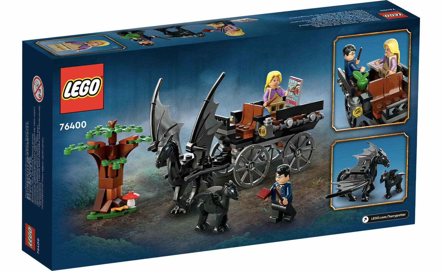 [飛米樂高積木磚賣店] LEGO 76400 Harry Potter-霍格華茲馬車和騎士墮鬼馬