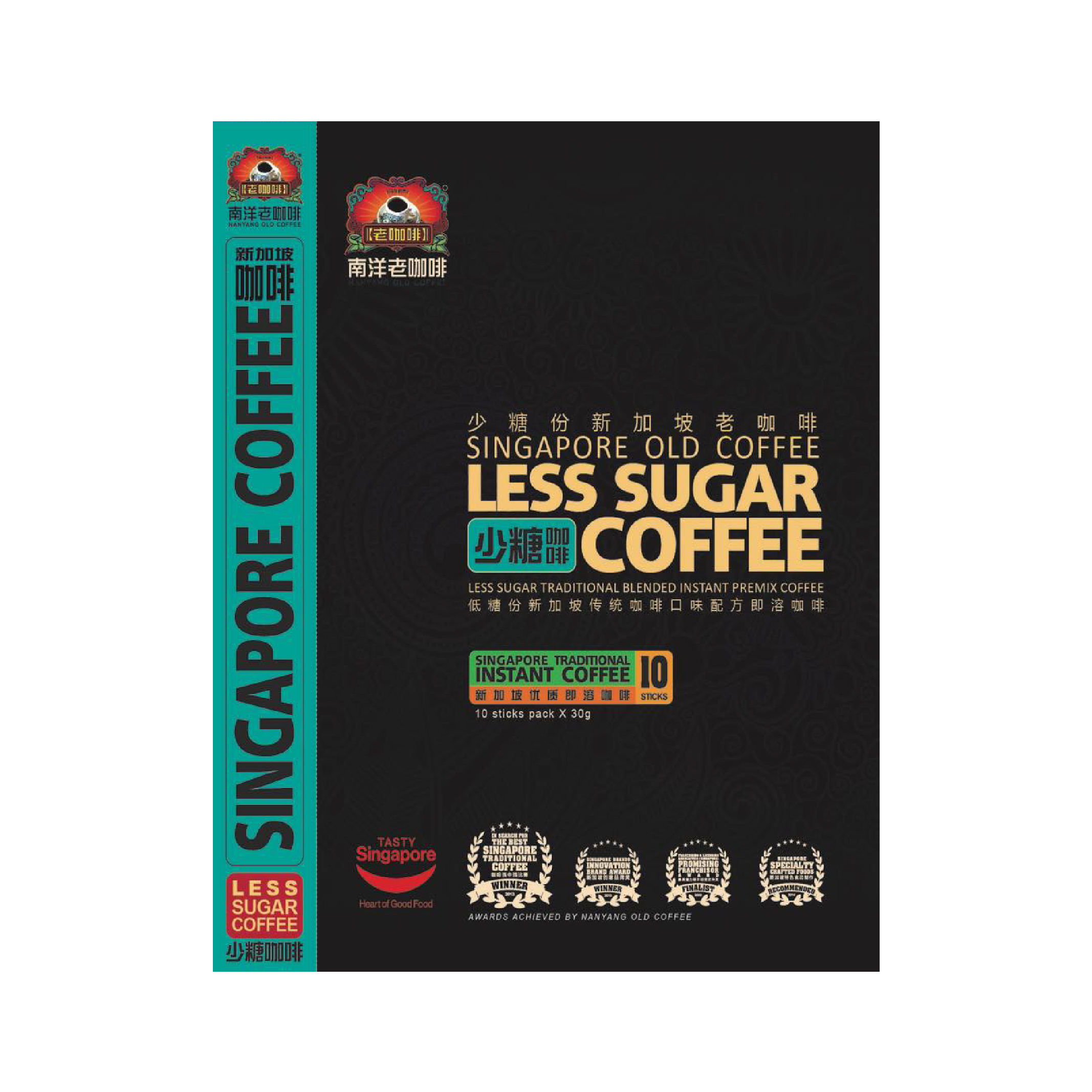 南洋老咖啡 3合1少甜咖啡