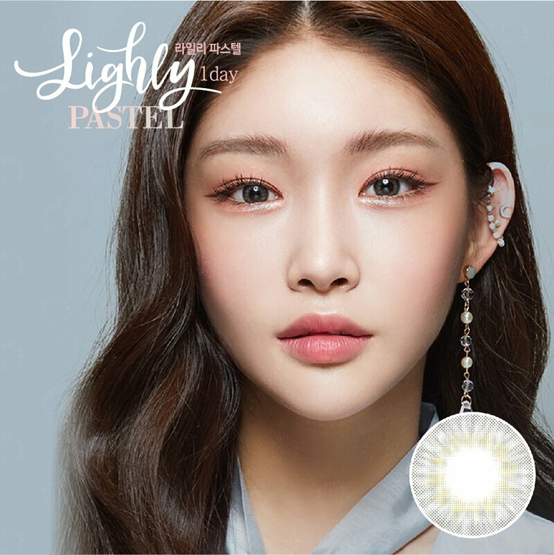 Lenstown Lighly Pastel 每日拋棄彩妝隱形眼鏡｜每盒20片 ( Gray )