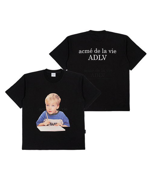 ACME DE LA VIE BABY FACE 小孩讀書 短袖 短T 黑 ADLV-22SS-SSBKBF-STB