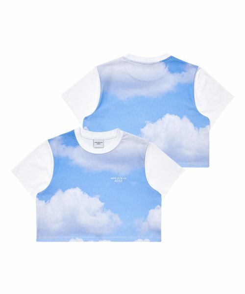 ACME DE LA VIE CLOUD ARTWORK 雲朵天空 短版 短袖 上衣 ADLV-22SS-SSCCAT-WHT