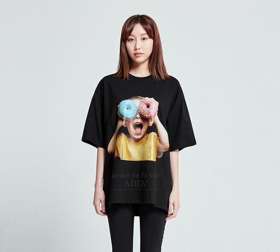 ACME DE LA VIE BABY FACE 小孩子 甜甜圈 短袖 短T 黑 ADLV-20SS-SSBKBF-DN5