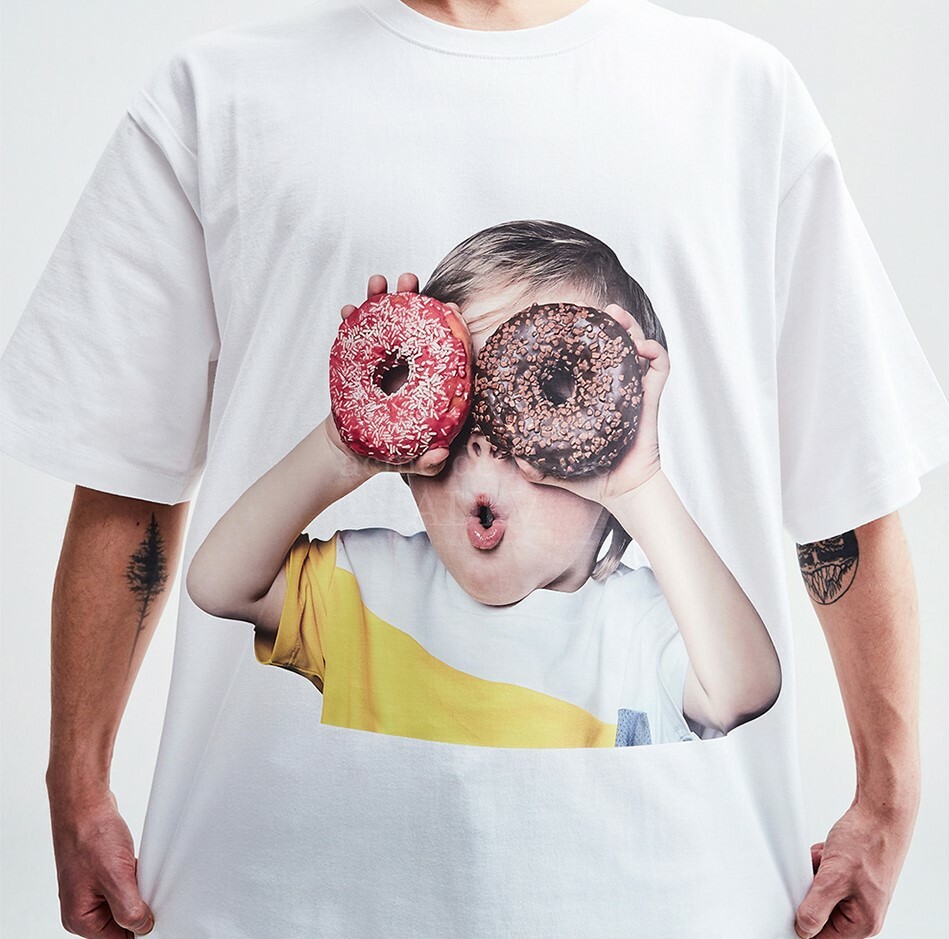 ACME DE LA VIE BABY FACE 小孩子 甜甜圈 短袖 短T 白 ADLV-21SS-SSWHBF-D1R