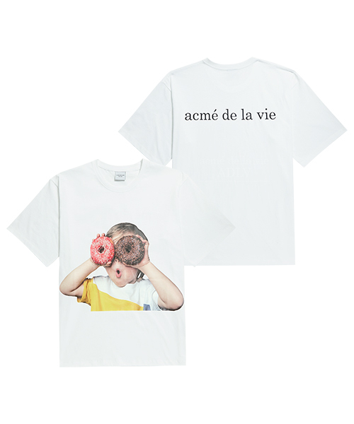 ACME DE LA VIE BABY FACE 小孩子 甜甜圈 短袖 短T 白 ADLV-21SS-SSWHBF-D1R