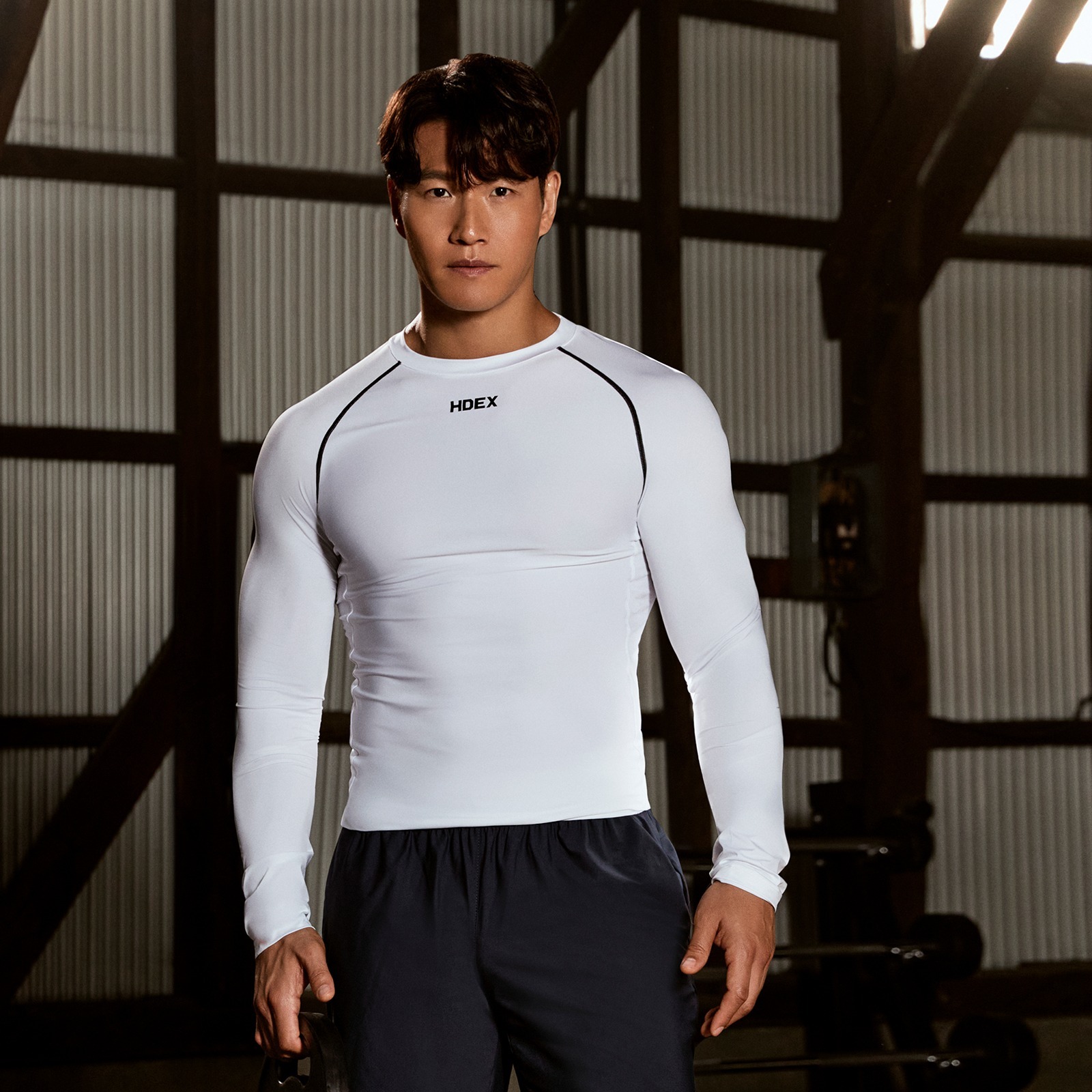 HDEX Main Logo Pro Muscle Fit Long Sleeve
