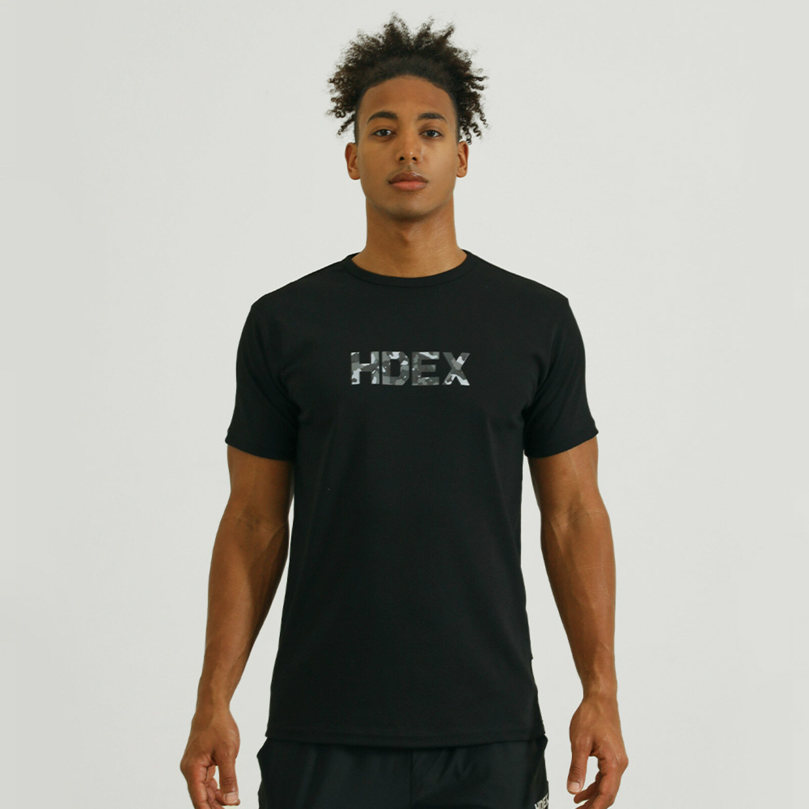 HDEX Camouflage Main Logo Muscle Fit Short Sleeve