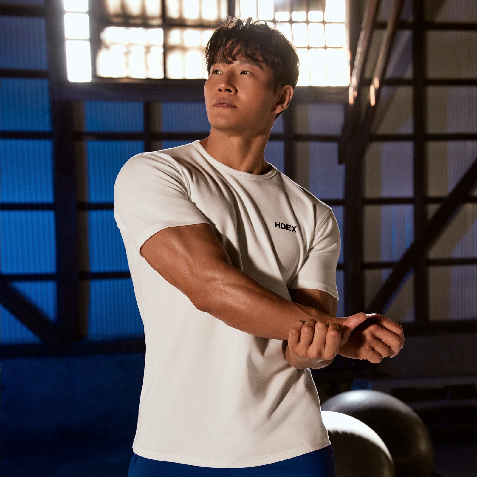 HDEX Main Back Logo Muscle Fit Short Sleeve