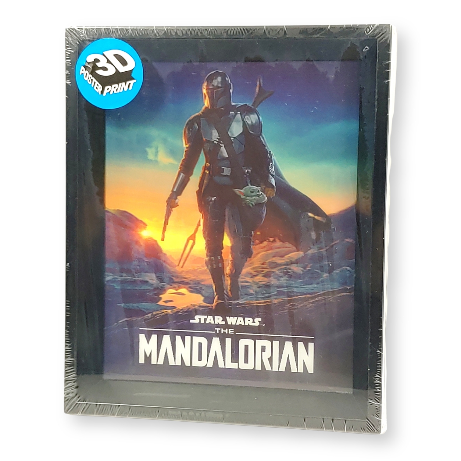 <星球大戰-曼達洛人>曼達洛人3D相框