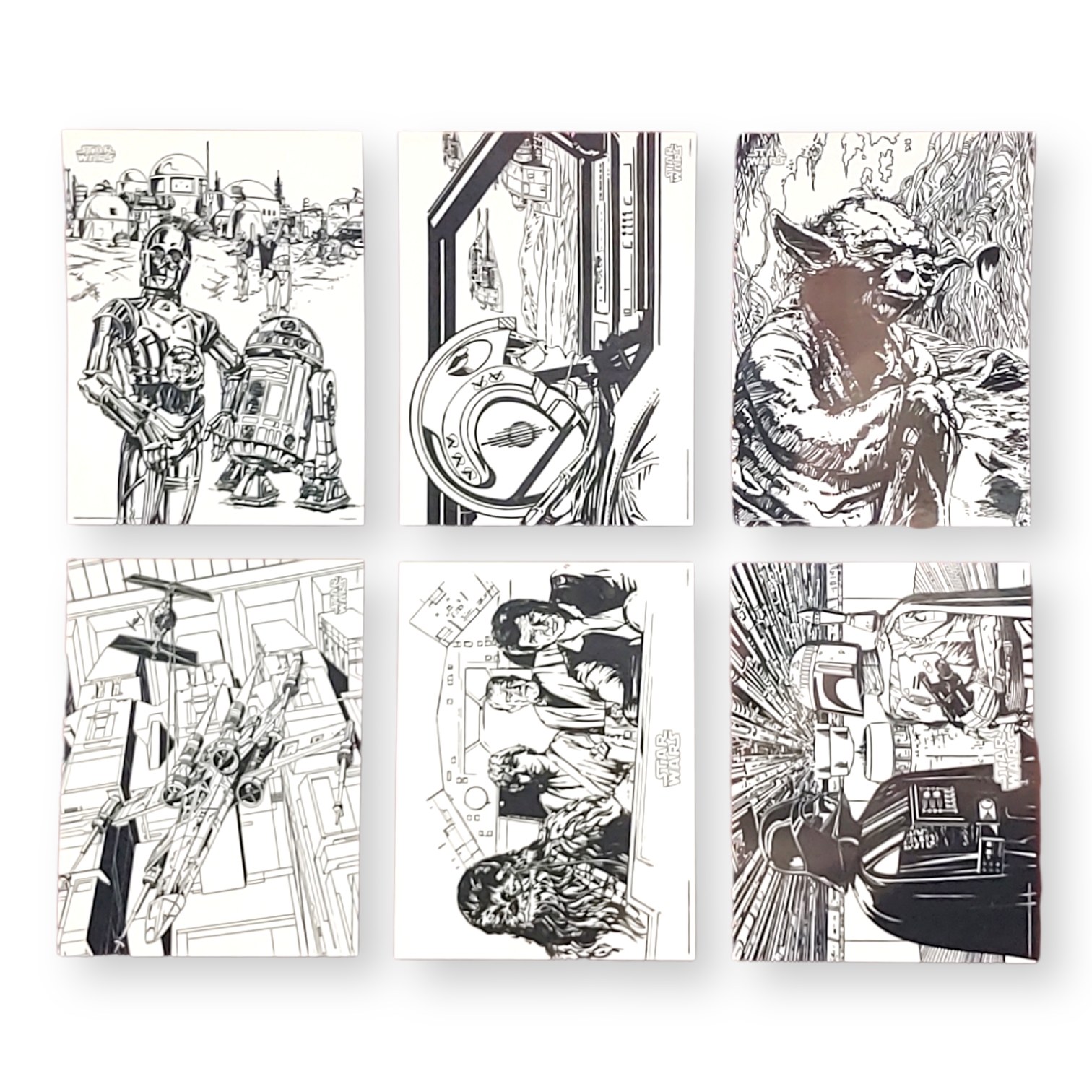 <星球大戰StarWars>填色海報套裝