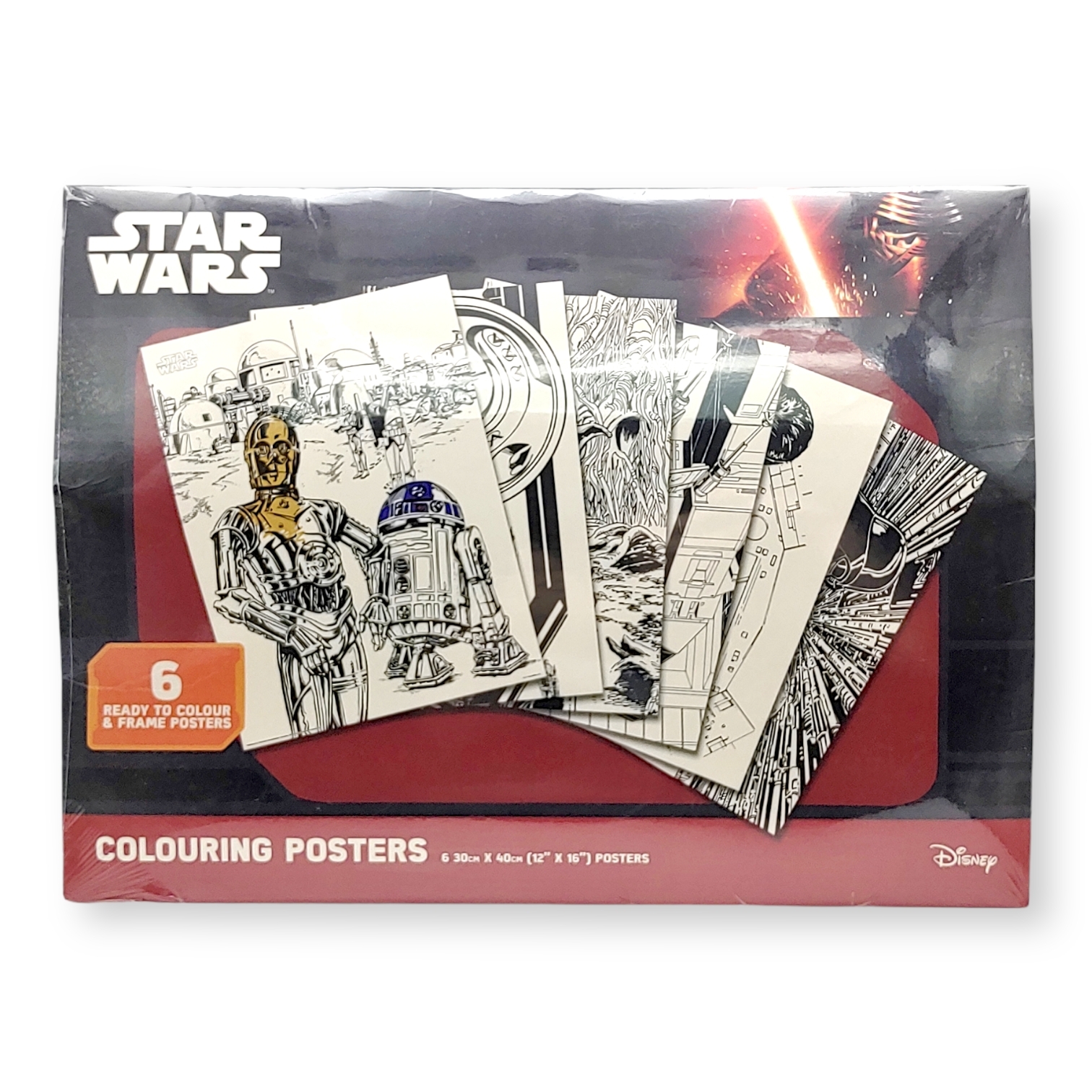 <星球大戰StarWars>填色海報套裝