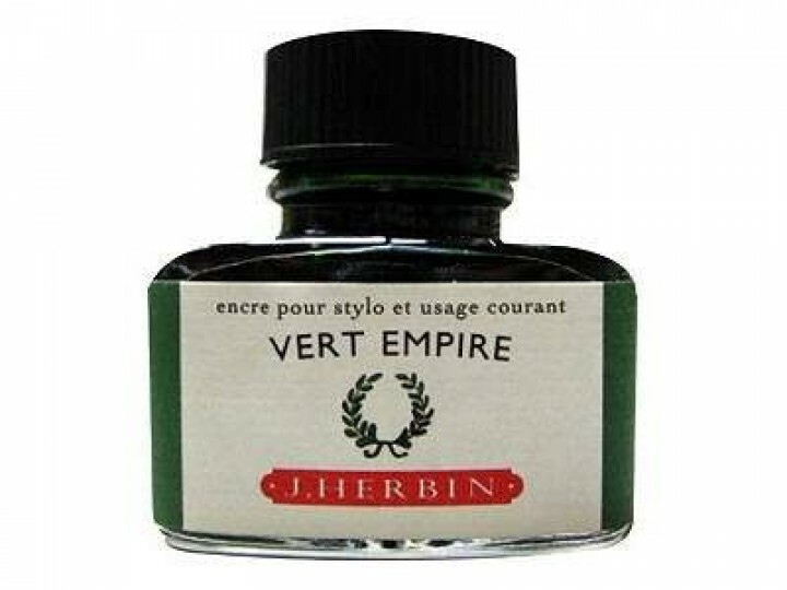 帝王綠 鋼筆沾水筆墨水｜法國 J.Herbin 珍珠彩墨