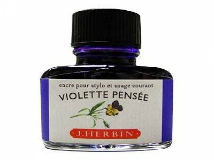 憂鬱紫羅蘭 鋼筆沾水筆墨水｜法國 J.Herbin 珍珠彩墨