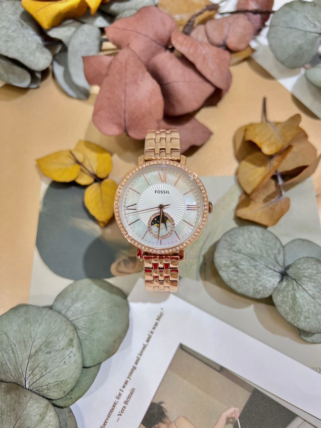 【FOSSIL】日月相映時尚腕錶系列 ES5165 36mm  現代鐘錶