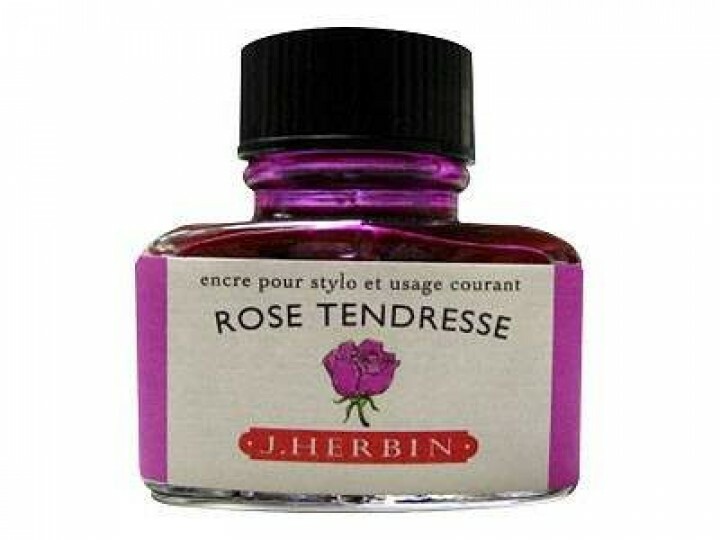 粉紅愛戀 鋼筆沾水筆墨水｜法國 J.Herbin 珍珠彩墨