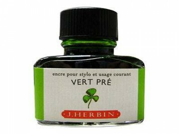 草原綠 鋼筆沾水筆墨水｜法國 J.Herbin 珍珠彩墨