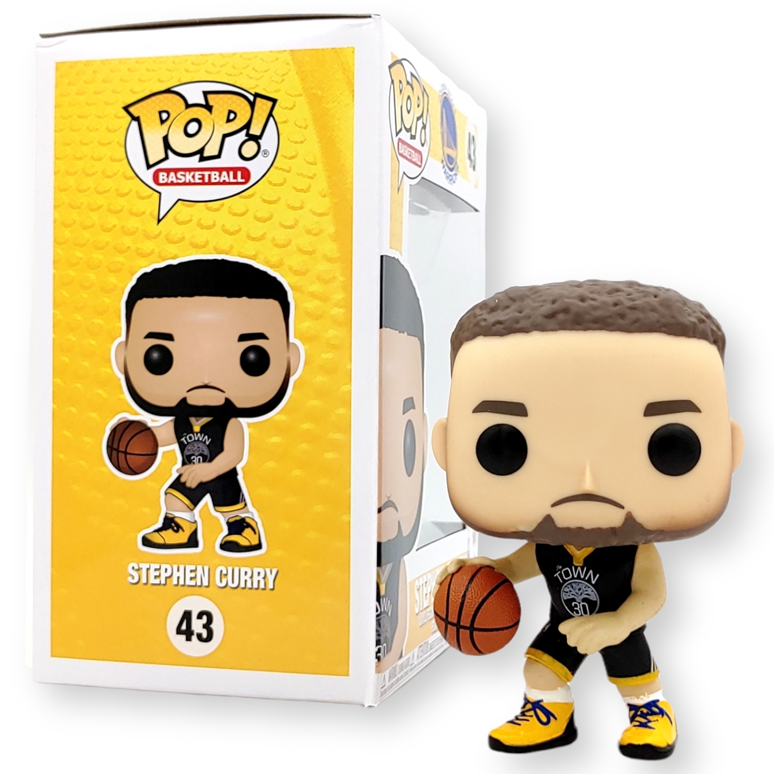 FUNKO POP<NBA>金州勇士_史提芬.居里-No.43