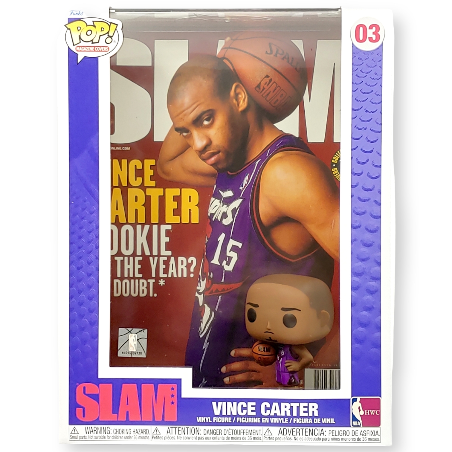 FUNKO POP<經典NBA>速龍雲斯.卡達(Slam雜誌封面背景盒)-No.03