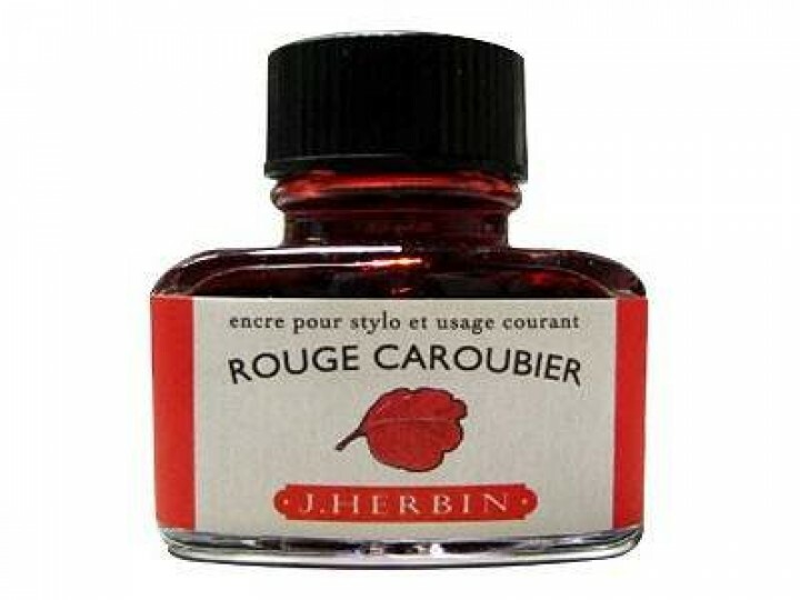 角豆紅 鋼筆沾水筆墨水｜法國 J.Herbin 珍珠彩墨
