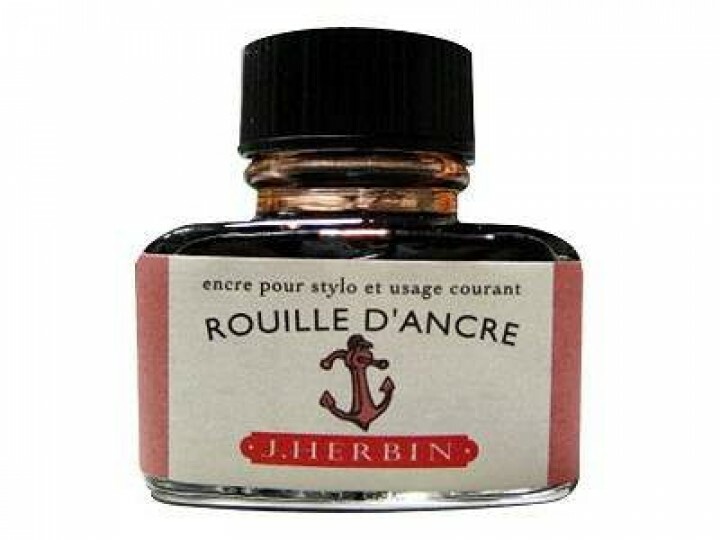 錨鏽紅 鋼筆沾水筆墨水｜法國 J.Herbin 珍珠彩墨