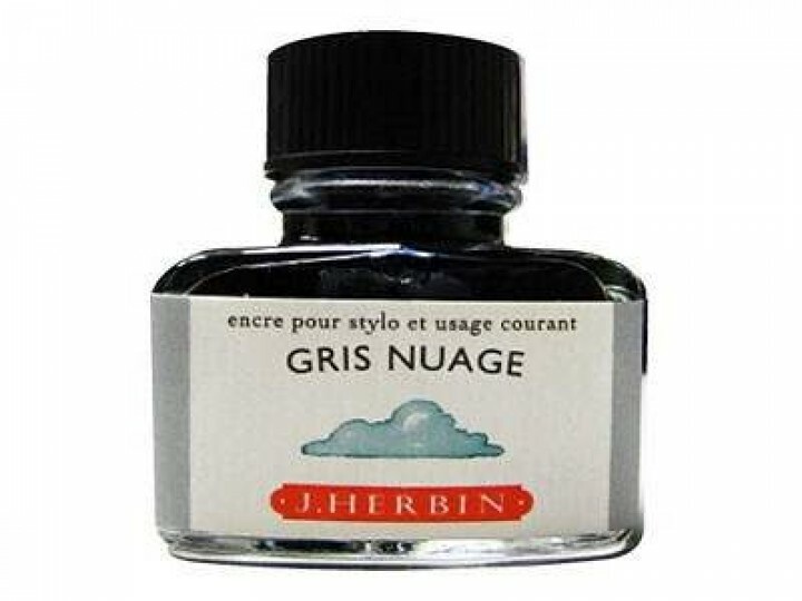 雲彩灰 鋼筆沾水筆墨水｜法國 J.Herbin 珍珠彩墨