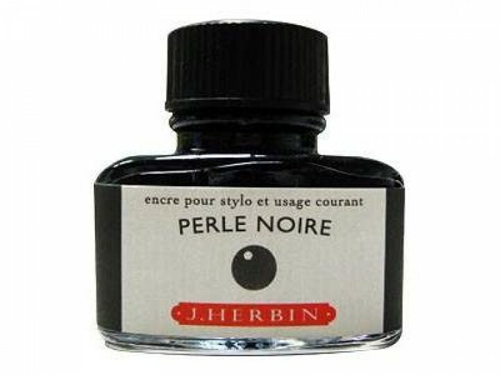 黑珍珠 鋼筆沾水筆墨水｜法國 J.Herbin 珍珠彩墨