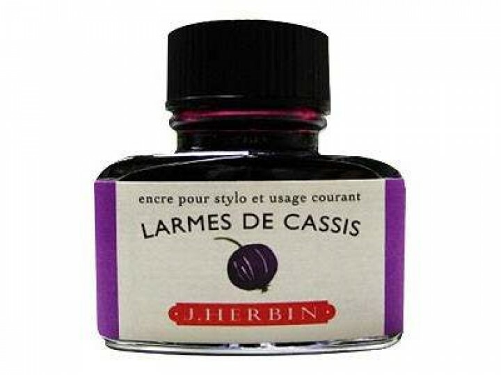 黑醋栗紫 鋼筆沾水筆墨水｜法國 J.Herbin 珍珠彩墨