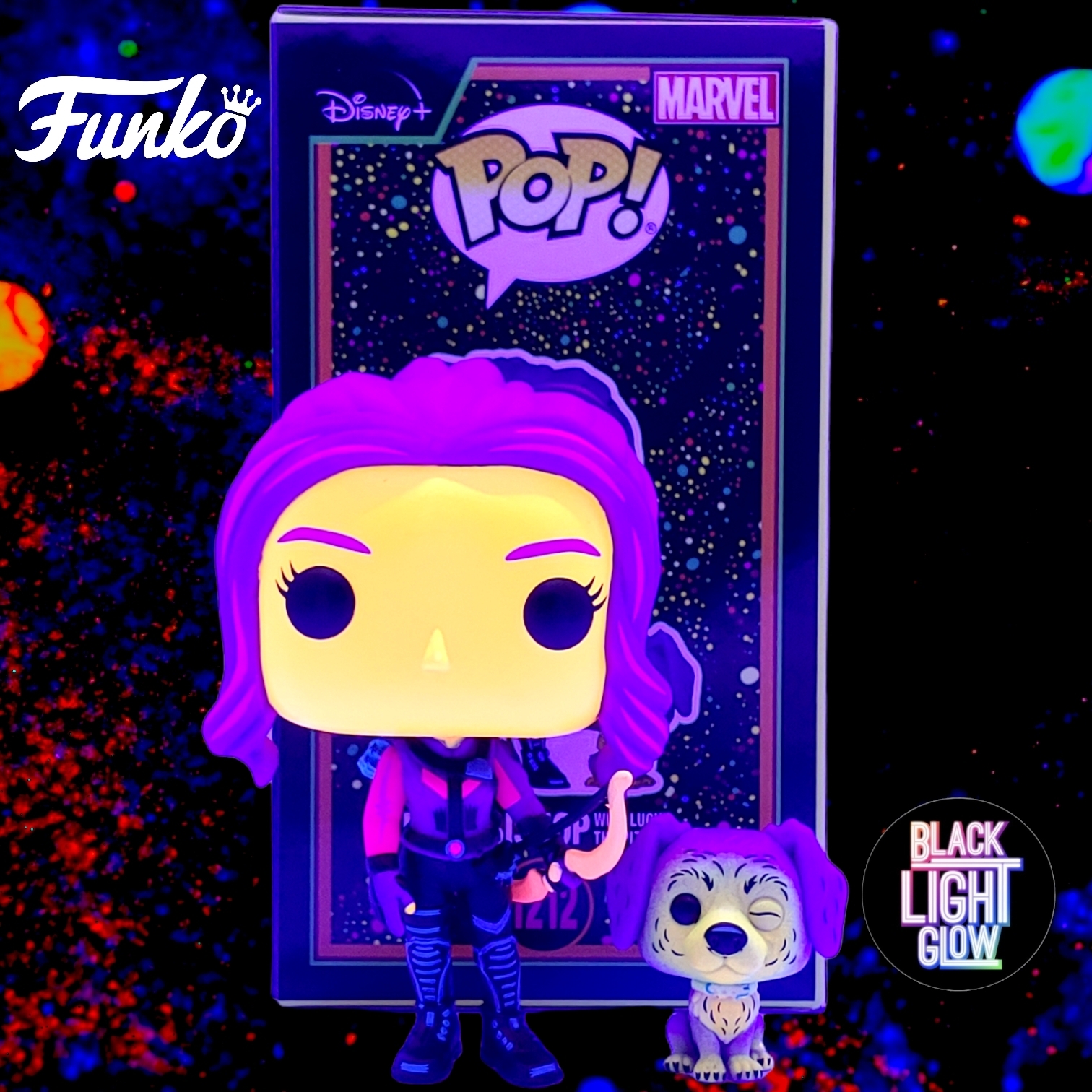 FUNKO POP<Hawkeye>凱特(女鷹眼)(Black Light版)-NO.1212