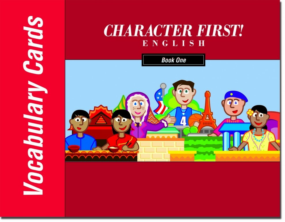 品格英語教材第一集：生字閃示卡