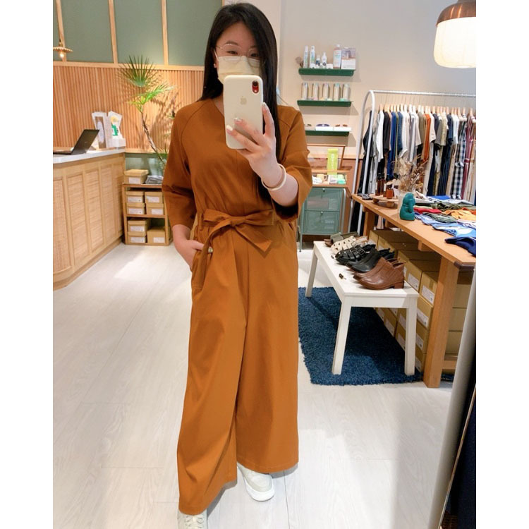 探險家V口連身綁帶褲-托斯卡尼