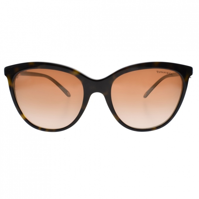 【Tiffany&CO.】TF4131HB (二色) 璀璨小花晶鑽 貓眼框太陽眼鏡