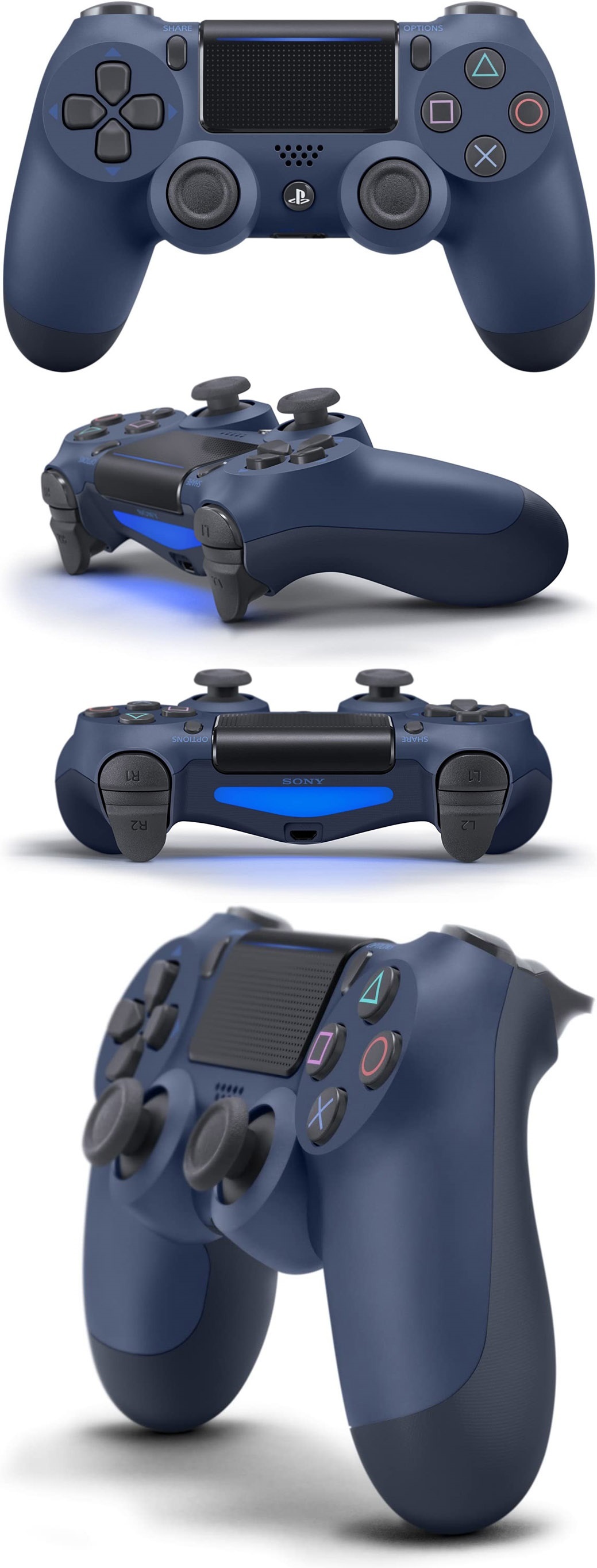 PS4《DUALSHOCK4 無線控制器》午夜藍- PChome 24h購物