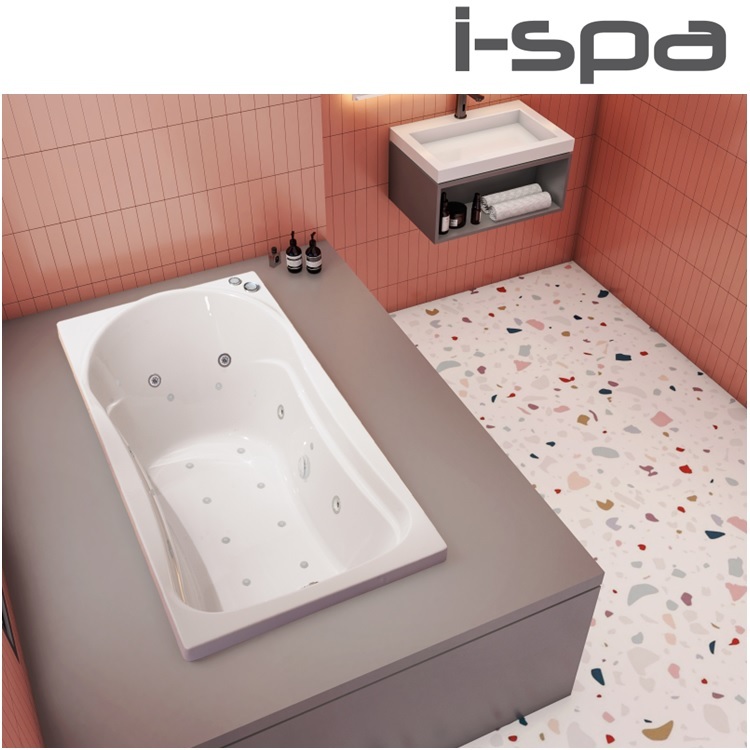 I-Spa "Bacelona 150" Acrylic Whirlpool Bathtub