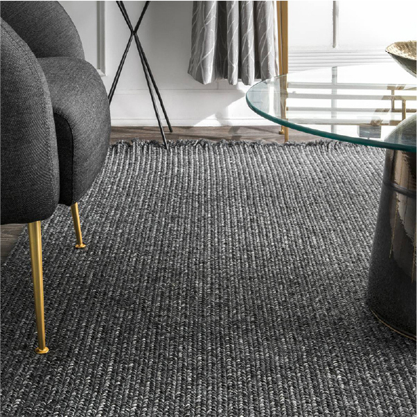 北歐流蘇棉邊手工地毯