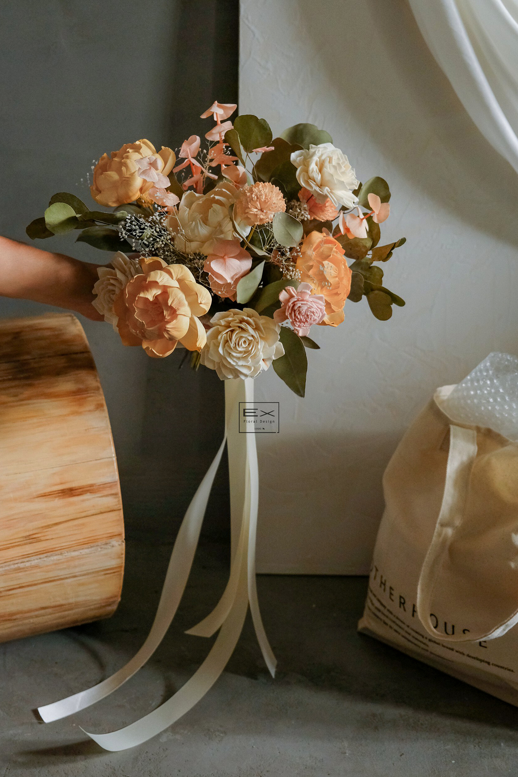 楓糖奶油〈 不凋花 永生花 〉