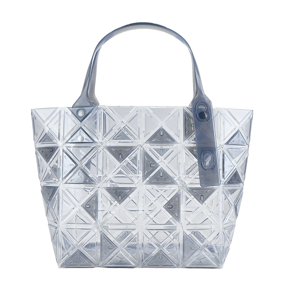 ISSEY MIYAKE 三宅一生BAOBAO DAZZLE 4x6透明手提袋-灰