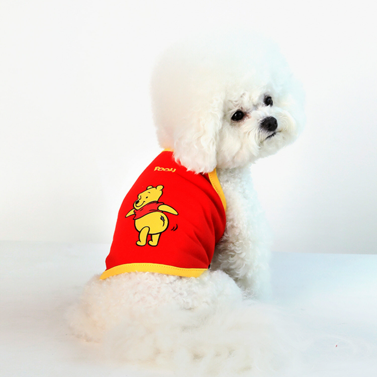 【韓國直送｜原裝行貨】Dan Online 迪士尼系列小熊維尼 狗狗無袖背心 (紅色) (多款尺寸)