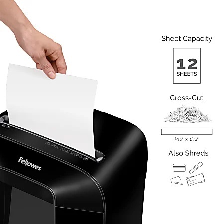 [會員$1688] Fellowes LX85 碎紙機 4x40mm 粒狀 (12張70gsm紙)