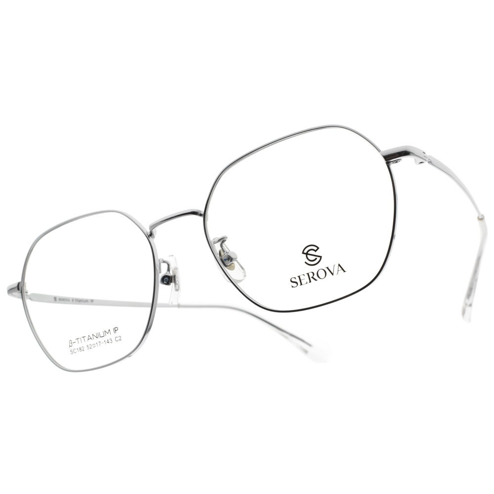 【SEROVA】SC182 (二色) 韓系多邊框光學眼鏡
