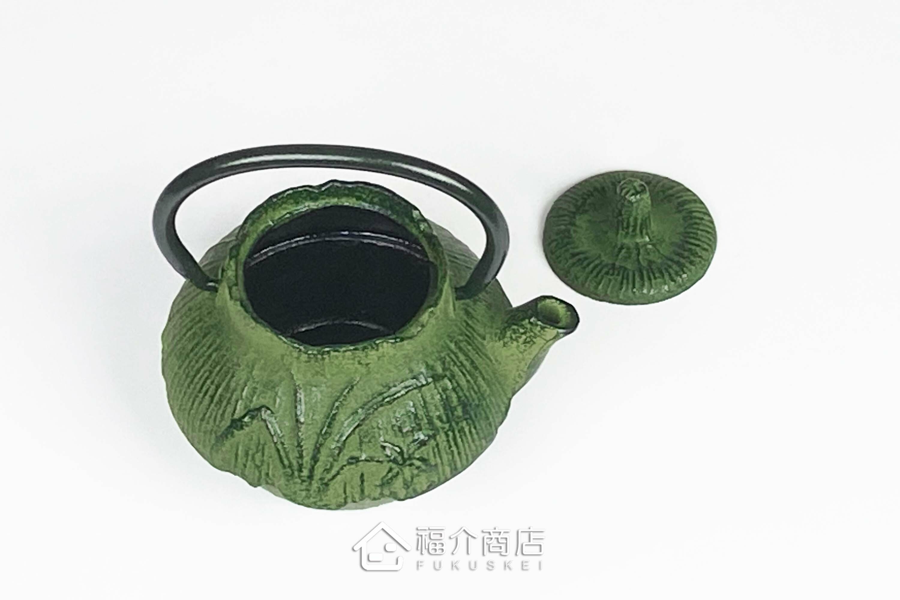 可以插花，當擺飾的南部鐵器小茶壺