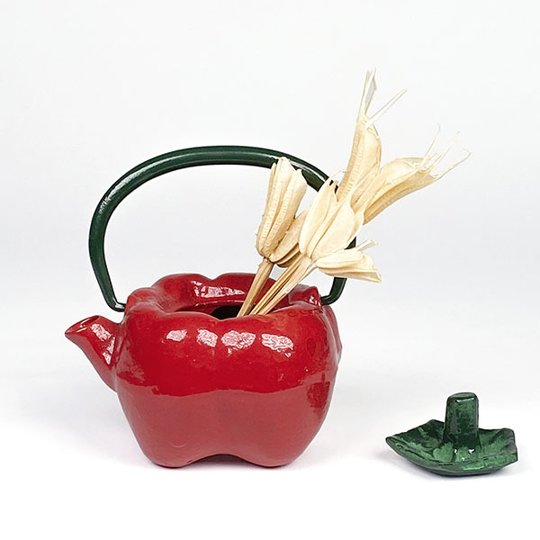 【岩戶鑄工所】水差 辣椒-紅