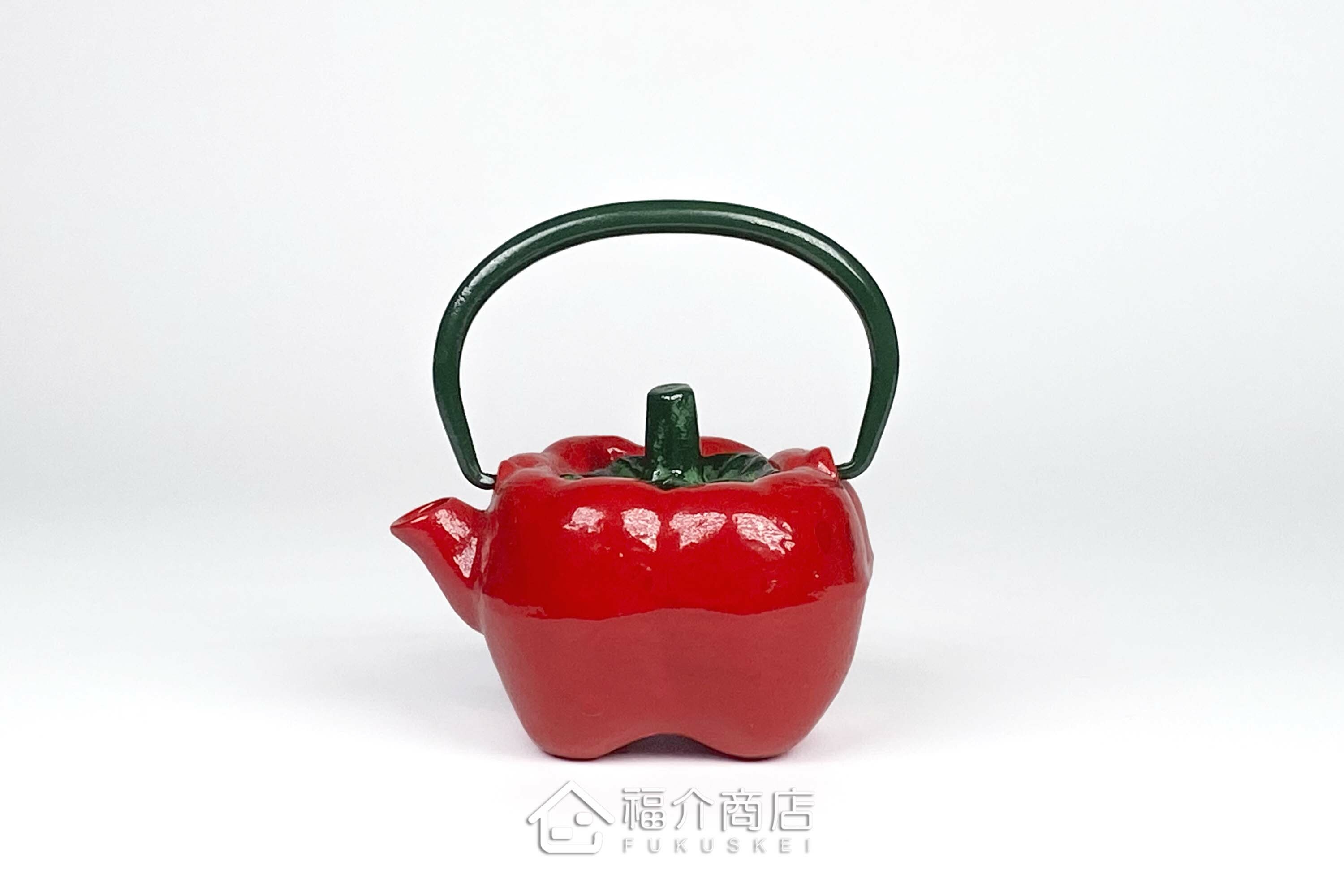 可以插花，當擺飾的南部鐵器小茶壺