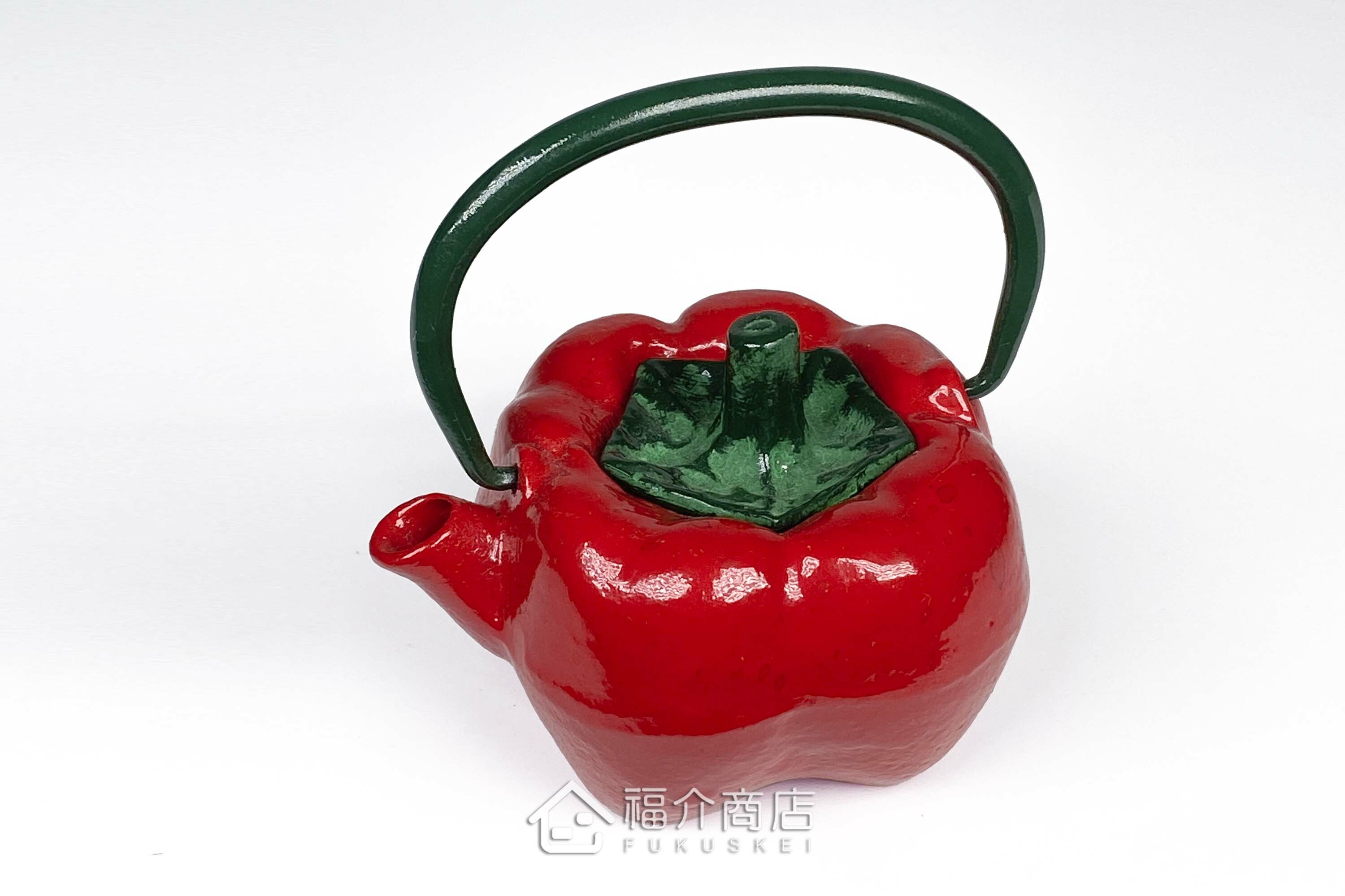 可以插花，當擺飾的南部鐵器小茶壺