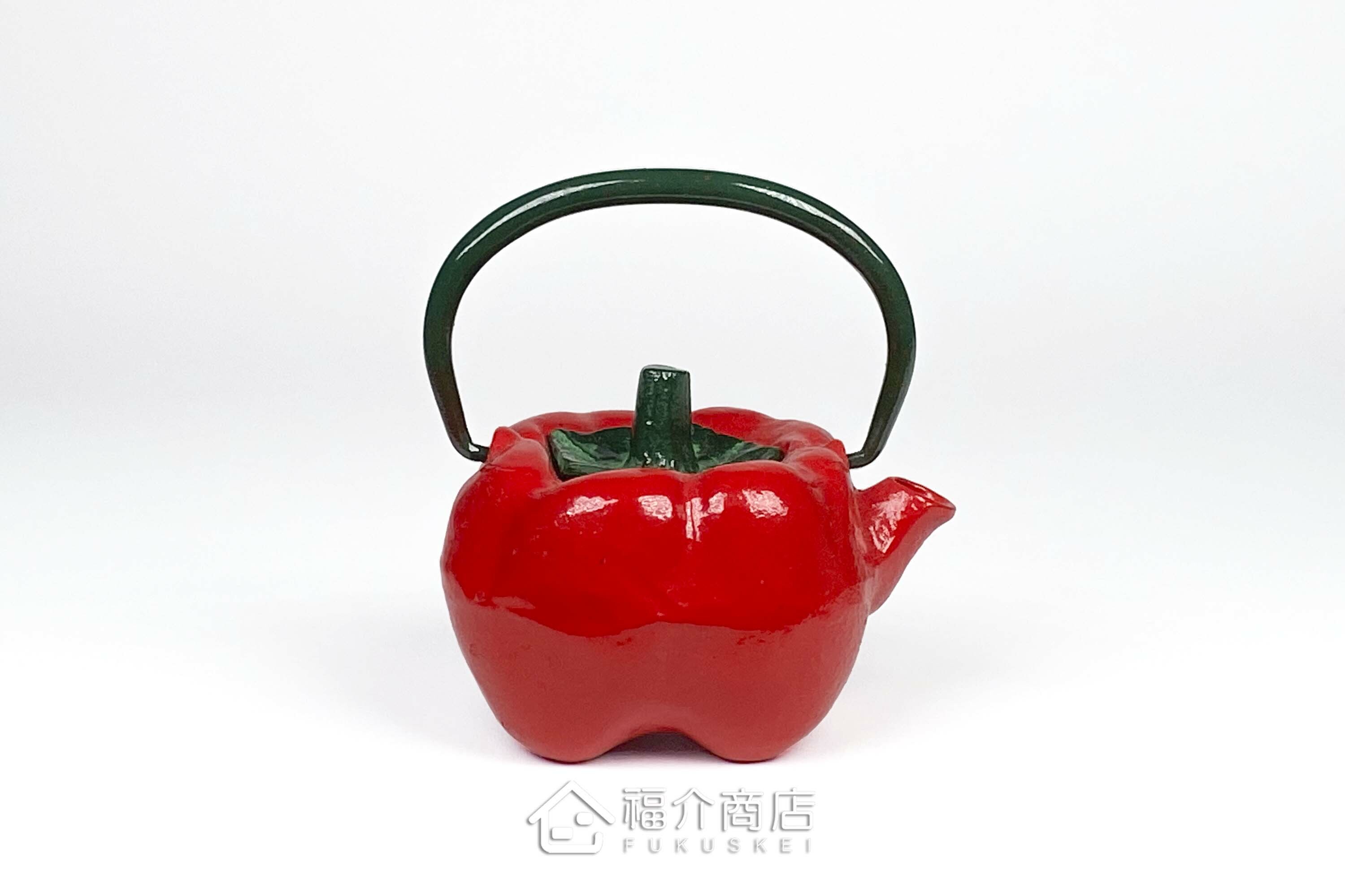 可以插花，當擺飾的南部鐵器小茶壺