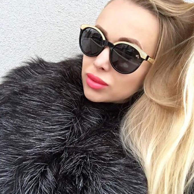 【VERSACE】VE4330 GB187 前衛時尚金屬眉框太陽眼鏡