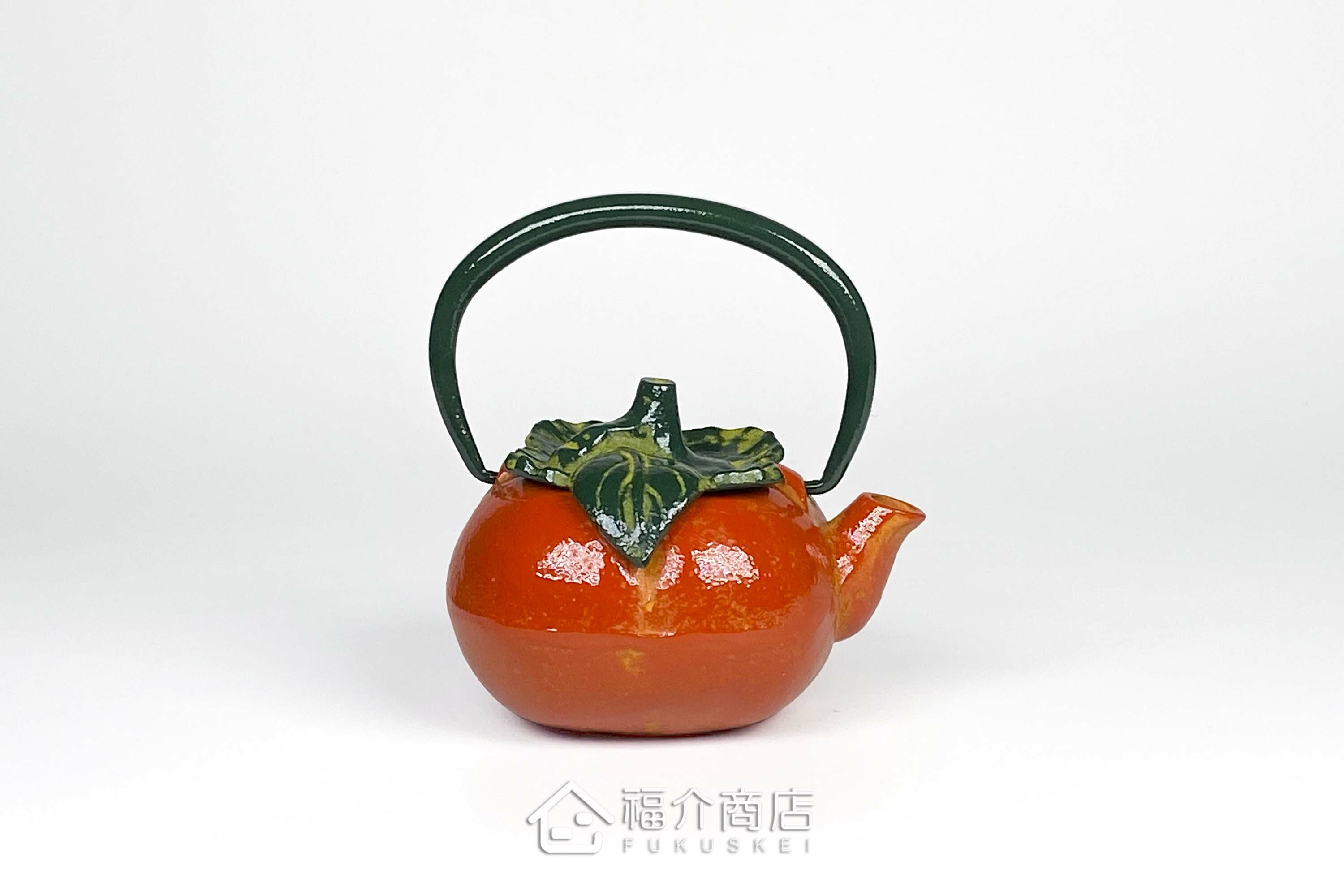 可以插花，當擺飾的南部鐵器小茶壺