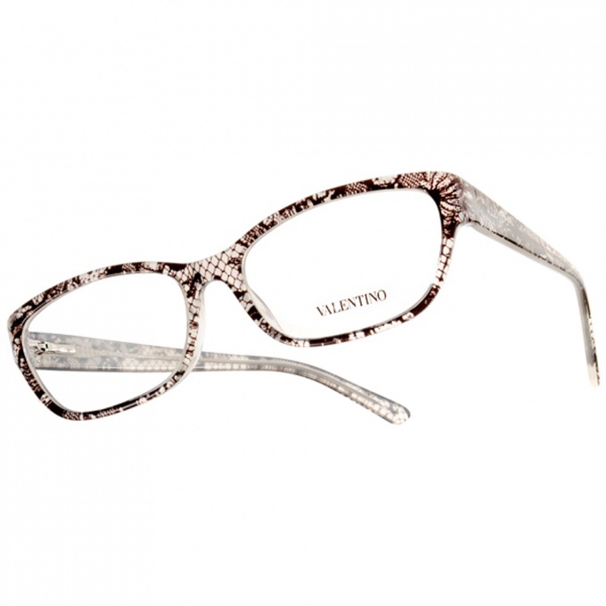 【VALENTINO】VA2606 C108 方框光學眼鏡 摩登時尚蕾絲格紋女款